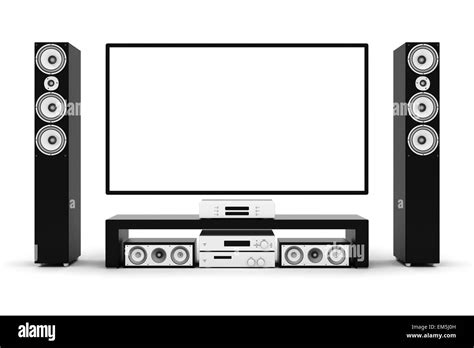 Modern Home Theater Stock Photo Alamy