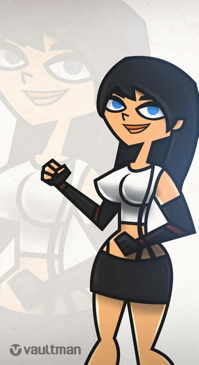 Lindsay As Tifa Commission By Vaultman On Deviantart Total Drama