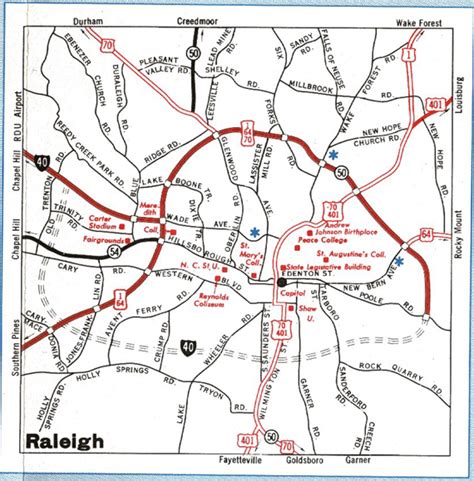 Maps Of Raleigh North Carolina