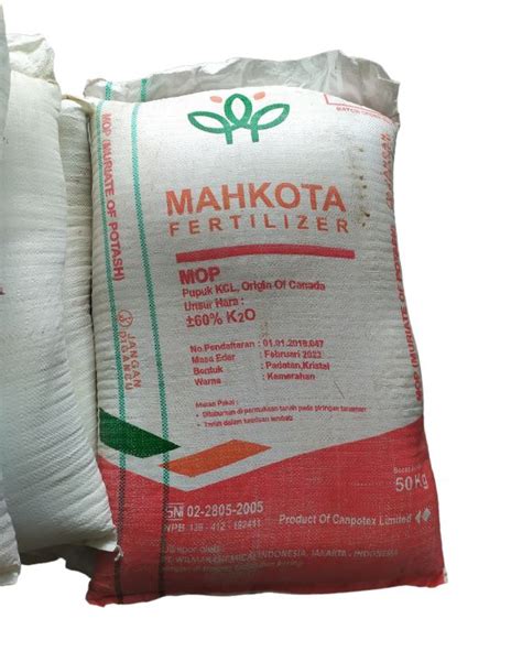 Pupuk KCL Mop Mahkota 1 Kg Lazada Indonesia