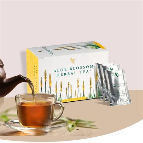 Forever Aloe Blossom Herbal Tea- Made In USA - enmbd