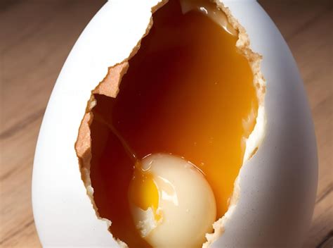 Premium Photo A Cracked Egg