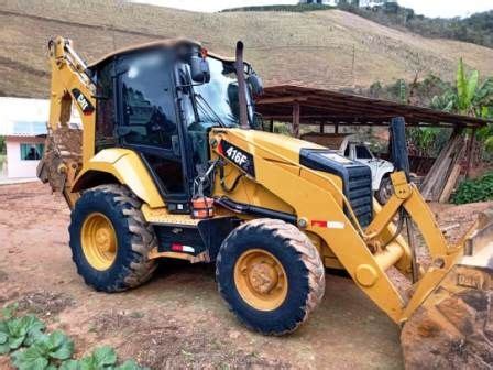 Retro Escavadeira CATERPILLAR 416F 22J113 Tratorex Tratores