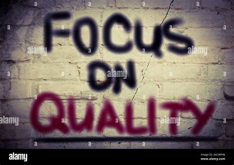 focus  quality concept stock photo alamy