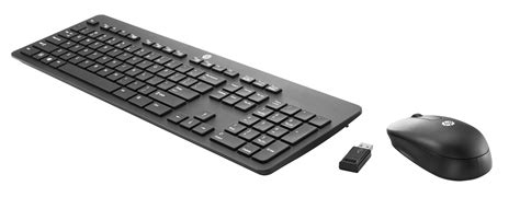 Wireless Keyboard And Mouse Combo HP Slim Business Full Sized Keyboard