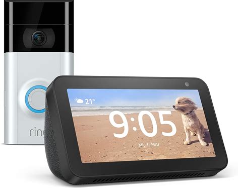 Ring Video Doorbell Plus Amazon Echo Show Schwarz Amazon De