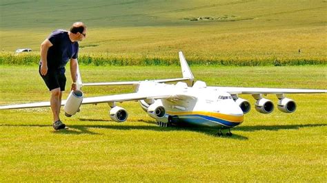 Gigantic 93kg Rc Antonov An 225 Hybrid Model Airplane