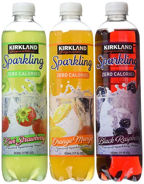 Kirkland Signature Sparkling Water Bottle Variety 24 Pack - Walmart.com