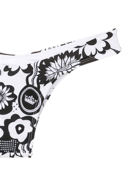 Amir Slama Bikini Con Estampado Floral Farfetch