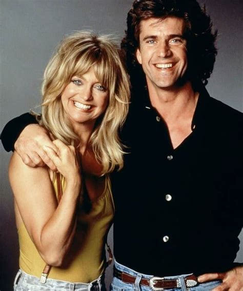 Goldie Hawn and Mel Gibson in a promotional photo for Bird On A Wire ...