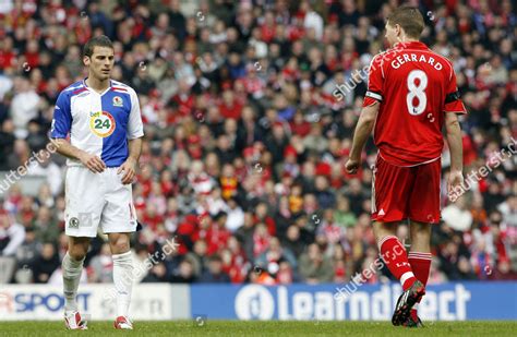 David Bentley Blackburn Rovers Chats Steven Editorial Stock Photo ...