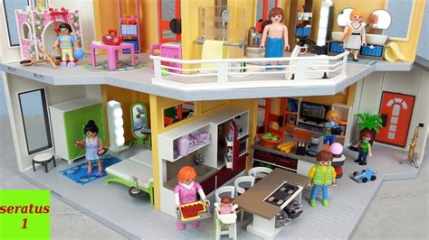 Playmobil Modernes Wohnhaus Komplett Eingerichtet Seratus Youtube