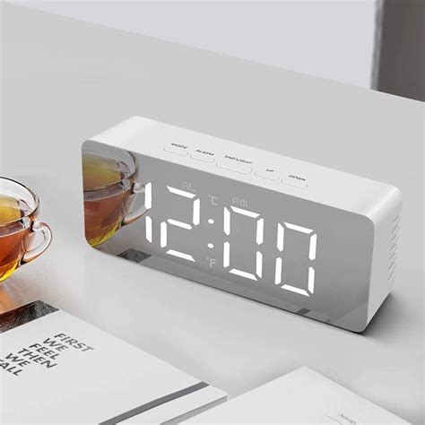 GREY ABS Mirror Digital Clock At Rs 230 In New Delhi ID 25463498730