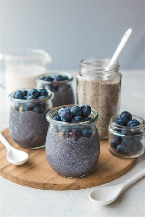 Blueberry Chia Seed Pudding Easy 5 Ingredients From My Bowl