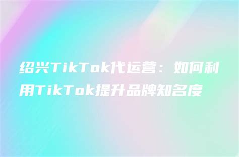 绍兴tiktok代运营：如何利用tiktok提升品牌知名度 Dtcstart