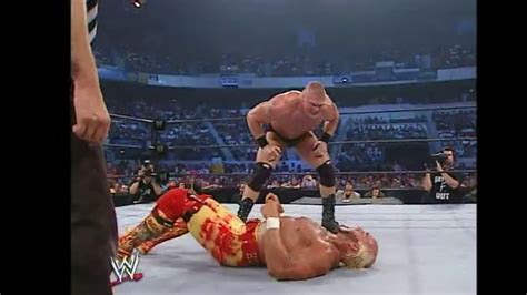 Brock Lesnar Vs Hulk Hogan 2002 Part 1 YouTube