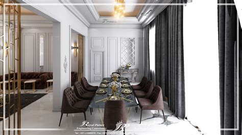 Villa classic interior design on Behance