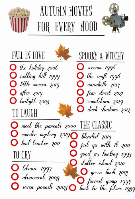 Movies Bucket List Best Fall Movies The Fall Movie Autumn Movie