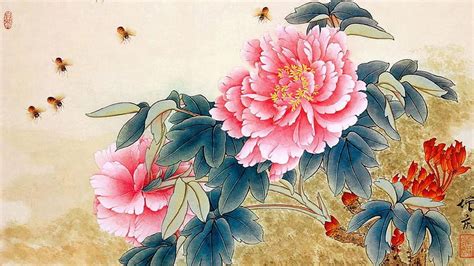 Chinese Flower Painting Wallpaper | Best Flower Site