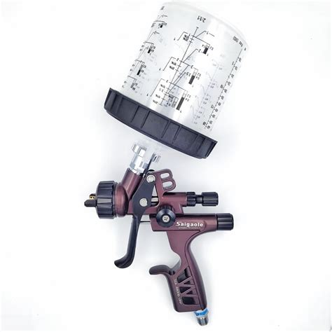 6800b High Quality Pneumatic Spray Gun Hvlp1 3mm Nozzle Paint Guns Automotive Gravity Spray Tool