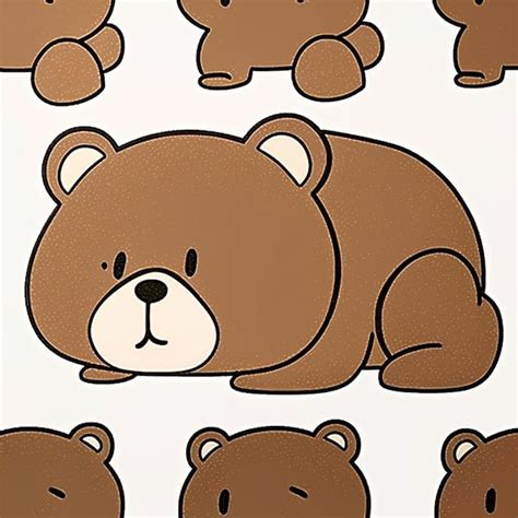 Un Oso De Dibujos Animados Est Sobre Un Fondo Blanco Con Las Palabras