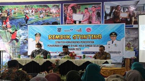 Turunkan Stunting Pemkab Hss Gelar Rembuk Strategi Penanggulangan Dan