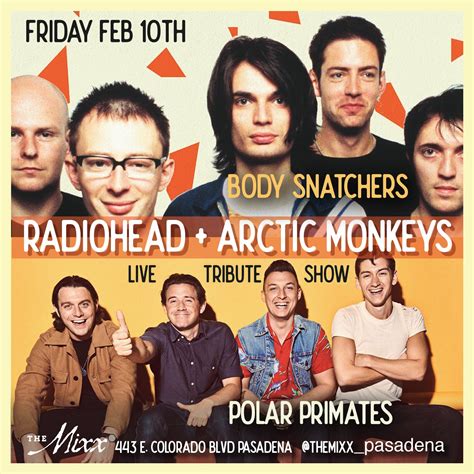 Live tribute to Radiohead & Arctic Monkeys - The Mixx