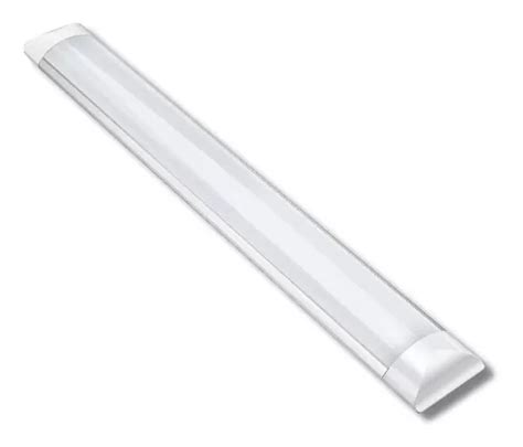 Lumin Ria Tubular Led Slim Sobrepor W Cm Branco Frio V V