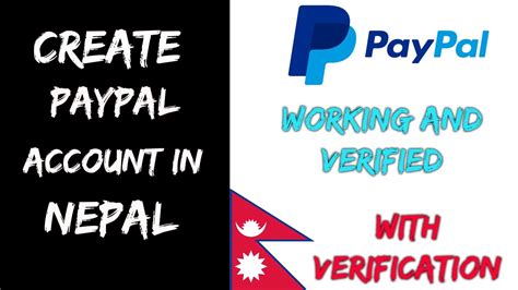 How To Create Paypal Account In Nepal 2020 Create 100 Verified