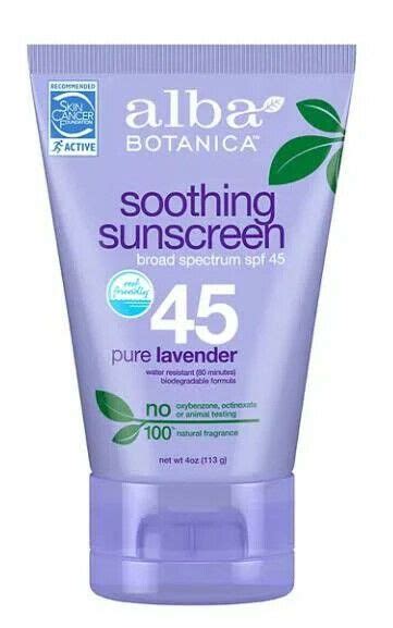 3x ALBA BOTANICA Soothing Sunscreen PURE LAVENDER SPF 45 4oz Each EXP