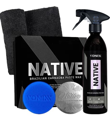 Cera Native Spray Native Pasta Pano Microfibra Vonixx Frete Gr Tis