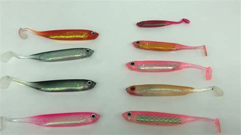 Artifical Paddle T Tail Fishing Shad Bait Bass Fishing Lures Silicon