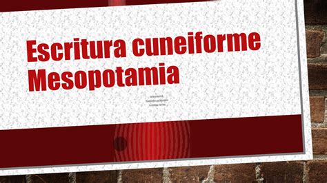 Escritura cuneiforme mesopotamia by Esteban Farias - Issuu