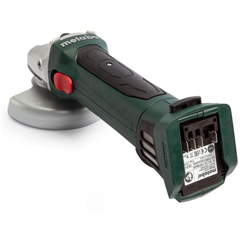 Toolstop Metabo W18ltx Quick Cordless Angle Grinder 115mm Body Only