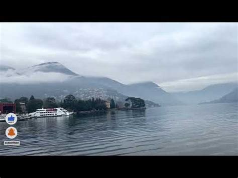 Cloudy Day In Lake Como December Youtube