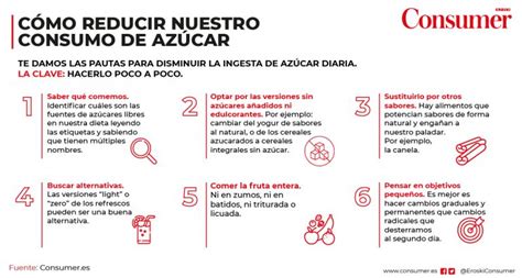 Ideas Para Reducir El Consumo De Azúcar Consumer