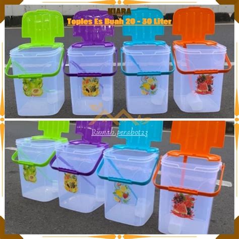 Jual Toples Es Buah Gayung Liter Kiara Toples Gayung Es Buah