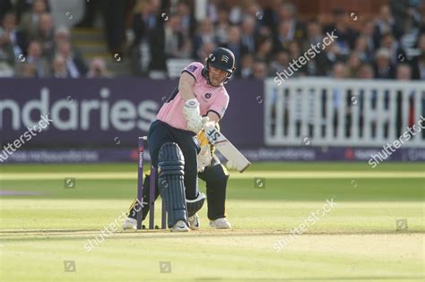 Eoin Morgan Middlesex Batting During Natwest Editorial Stock Photo ...