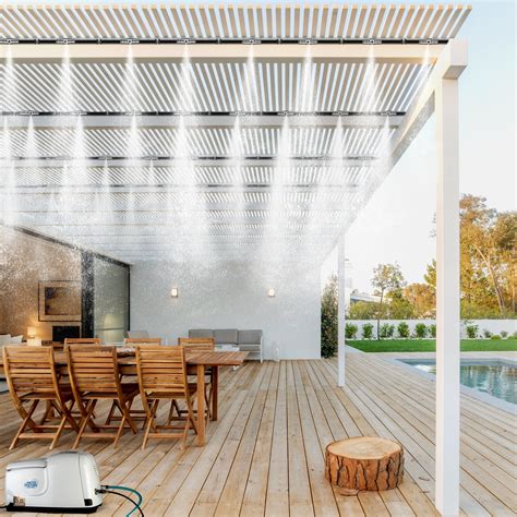 patio misting system affordable cooling comfort