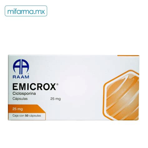 Emicrox Ciclosporina Mg Mi Farma