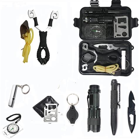 Camping In Survival Kit Set Outdoor Tourism Multifunction First