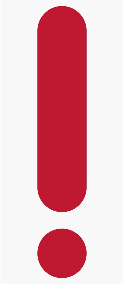 Red Exclamation Mark Png - Exclamacion Roja, Transparent Png - kindpng