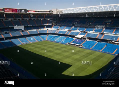 Real Madrid football stadium, Madrid, Capital City of Spain Stock Photo ...