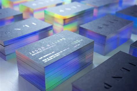 10 Fantastic Examples of Business Cards with Holographic Effects