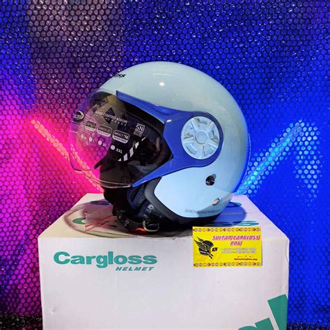 Helm Cargloss Yrh Hijab Warna Light Blue 100 Original All Size