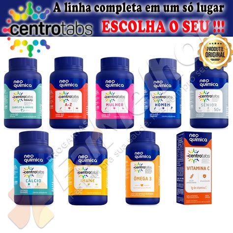 Centrotabs Cabelos Unhas 60 cápsulas Vitamina Neo Química