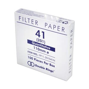 FILTER PAPER QUANTITATIVE ASHLESS FAST SPEED 110MM 100 BX