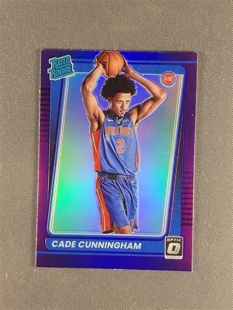 Panini Donruss Optic Cade Cunningham Purple Prizm Rookie