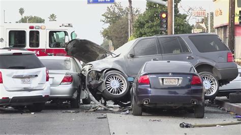 Woman Killed In 8 Vehicle Anaheim Pileup Crash