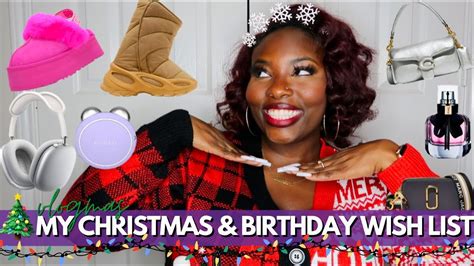 My Christmas And Birthday Wish List 2022 Vlogmas 2022 Day 15 🎄 Youtube